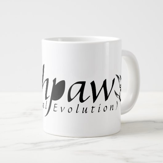 Grande Tasse Gian Calligraphic Southpaw (L'évolution naturelle) (Devant droit)