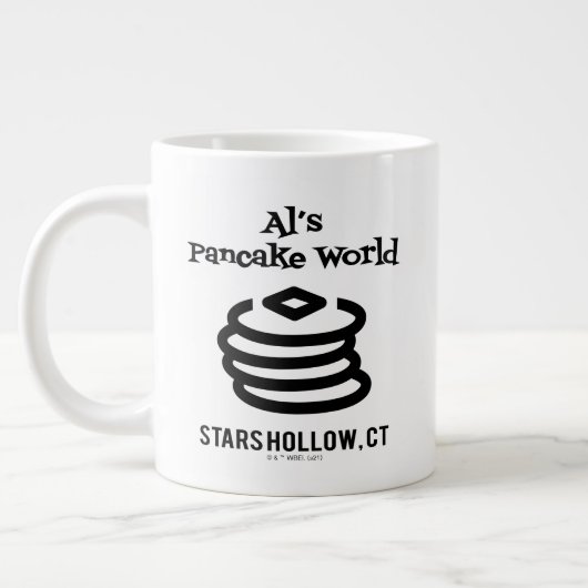 Grande Tasse Gilmore Girls | Logo d'Al's Pancake World (Gauche)