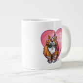 Grande Tasse Ginger Cat Saint-Valentin (Devant droit)