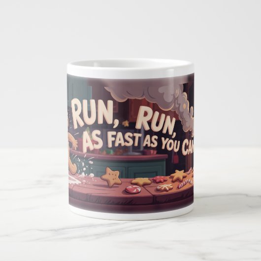 Grande Tasse Gingerbread Man Escape (Devant)