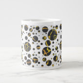 Grande Tasse Giraffe Brown et jaune (Devant)