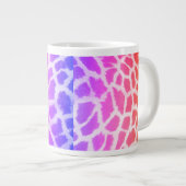 Grande Tasse Giraffe Motif couleur arc-en-ciel (Devant droit)