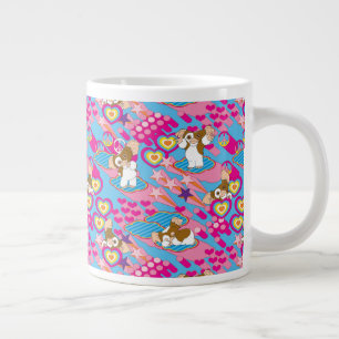 Grande Tasse Gizmo   Pink Peace & Love Motif