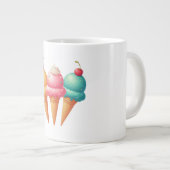 Grande Tasse Glace colorée (Devant droit)