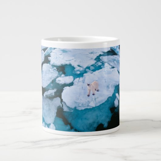 Grande Tasse Glace et neige | Ours polaire, Océan Arctique, Sva (Devant)