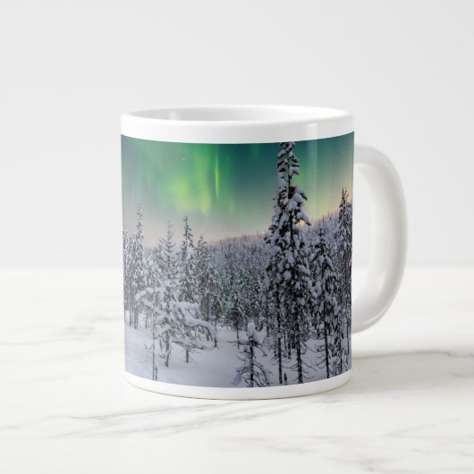 Grande Tasse Glace et neige | Paysage d'hiver, Finlande (Devant droit)