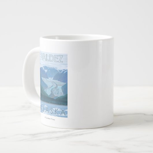 Grande Tasse Glacier Scene - Valdez, Alaska (Devant gauche)