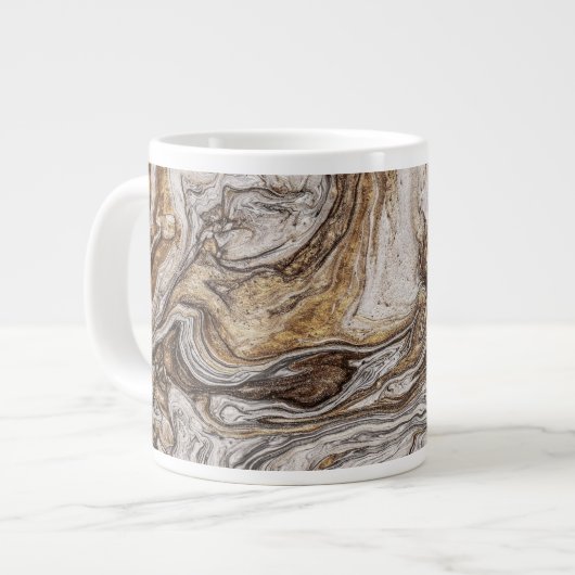 Grande Tasse glamor 001 couleur brun liquide (Devant gauche)