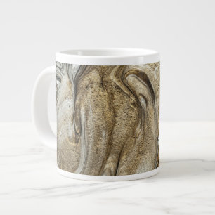 Grande Tasse glamour 003 couleurs marron liquide