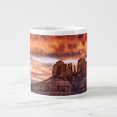 Grande Tasse Gloire du matin rose (Devant)