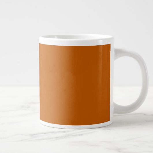 Grande Tasse Gobelet Géant Café Orange Brûlé (Droite)