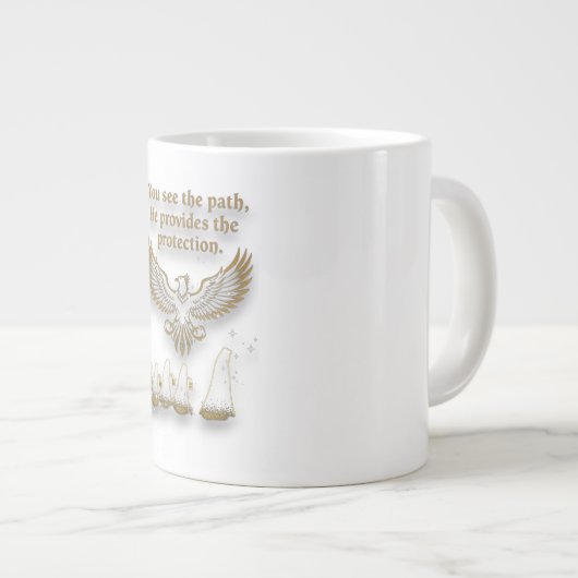 Grande Tasse God protection (Devant droit)