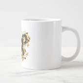 Grande Tasse Gold flower Butterfly with Black Orchid (Droite)