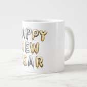 Grande Tasse Gold Grey Happy New Year (Devant droit)