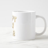 Grande Tasse Gold Grey Happy New Year (Droite)