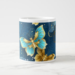 Grande Tasse Golden butterflies
