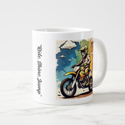Grande Tasse "Golden Dirt Chronicles" (Devant droit)