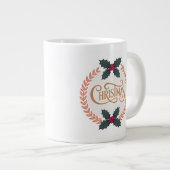 Grande Tasse “Golden Wreath of Christmas Elegance” (Devant droit)