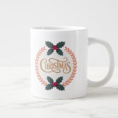 Grande Tasse “Golden Wreath of Christmas Elegance” (Droite)