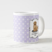 Grande Tasse Goldendoodle Mom Doodle Mom (rouge doré) (Devant droit)