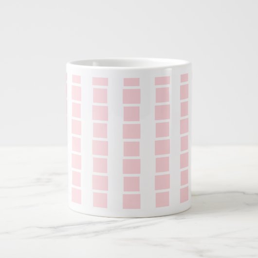 Grande Tasse Golfers Mug, Golfing is my Life! Pink White Square (Devant)