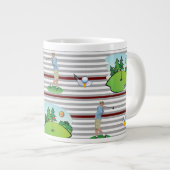 Grande Tasse Golfers Mug, le golf est ma vie ! (Devant droit)