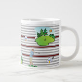 Grande Tasse Golfers Mug, le golf est ma vie ! (Droite)