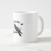 Grande Tasse Gothic Crow Funny F-Caw-F Humor Essential Creative (Devant droit)