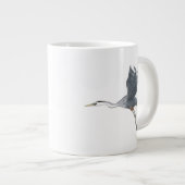 Grande Tasse Grand Héron bleu en vol (Devant droit)