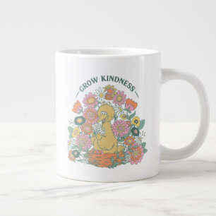 Grande Tasse Grand Oiseau Graphisme floral de gentilité