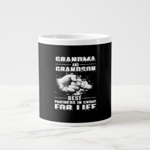 Grande Tasse Grandma Et Grandson Meilleurs Partenaires Crime Fo