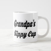 Grande Tasse Grandpa drôle café citation noir (Droite)