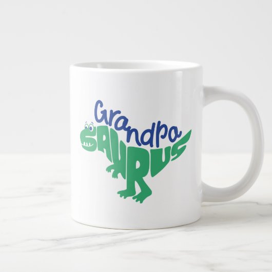 Grande Tasse Grandpa Saurus Graphisme (Droite)