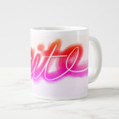 Grande Tasse Graphique de bulle de dialogue gras classique (Devant droit)