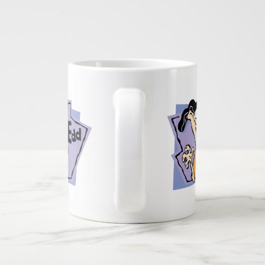 Grande Tasse Graphique de caractères d'édition (Dos)