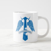 Grande Tasse Graphique de citation de Cravate de Castiel surnat (Droite)