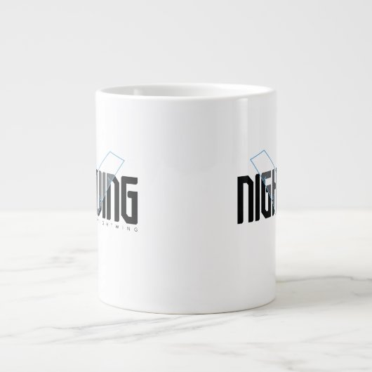 Grande Tasse Graphique de nom high-tech Nightwing (Devant)