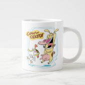 Grande Tasse Graphique de rire de vache et de poulet (Droite)