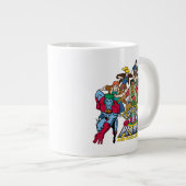 Grande Tasse Graphique du logo Captain Planet & Planeteers Grou (Devant droit)