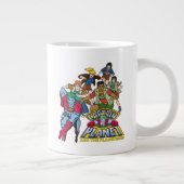 Grande Tasse Graphique du logo Captain Planet & Planeteers Grou (Droite)