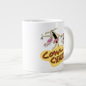 Grande Tasse Graphique du logo de la vache et du poulet (Devant droit)