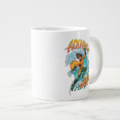 Grande Tasse Graphique du Surf de levage Aquaman et Trident (Devant droit)