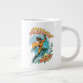 Grande Tasse Graphique du Surf de levage Aquaman et Trident (Droite)