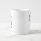 Grande Tasse Graphique du Surf de levage Aquaman et Trident (Devant)