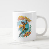Grande Tasse Graphique du Surf de levage Aquaman et Trident (Droite)