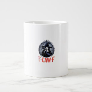 Grande Tasse Graphique Rétro Classique F-Caw-F