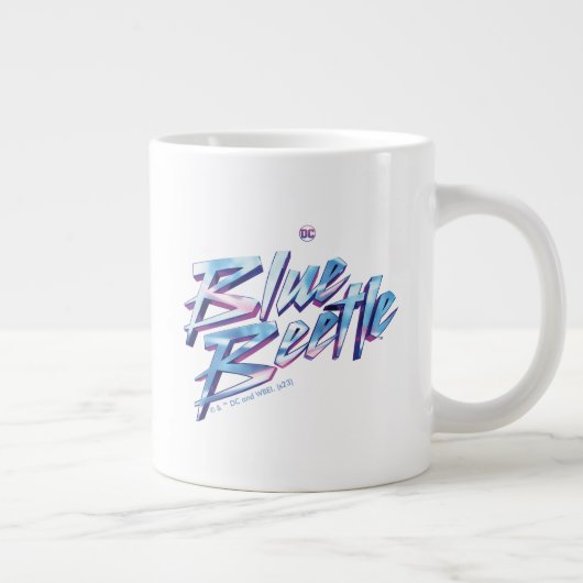 Grande Tasse Graphique technique du scarabée bleu (Droite)