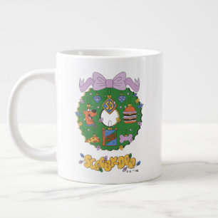 Grande Tasse Graphisme de couronne de snacks de Noël de Scooby-