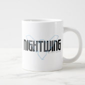 Grande Tasse Graphisme de nom Hi-Tech Nightwing (Droite)