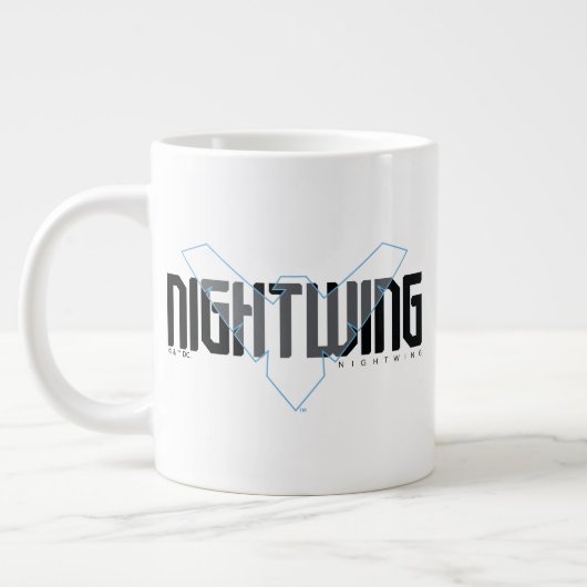 Grande Tasse Graphisme de nom Hi-Tech Nightwing (Gauche)
